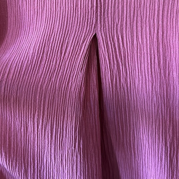 SOFT SURROUNDINGS | Key Biscayne Gauze Tunic 3/4 Sleeve Relaxed Notched Collar - Picture 9 of 11